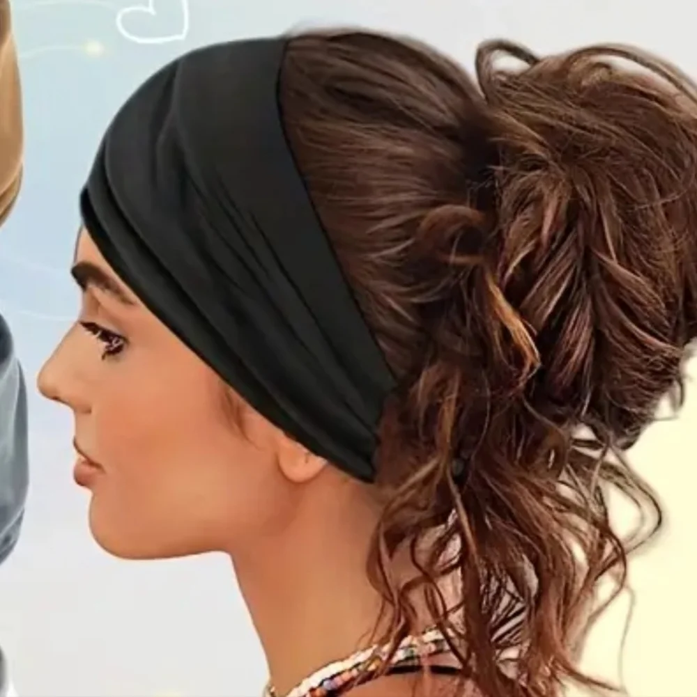 BLACK Boho Gypsy BLACK HeadBand
